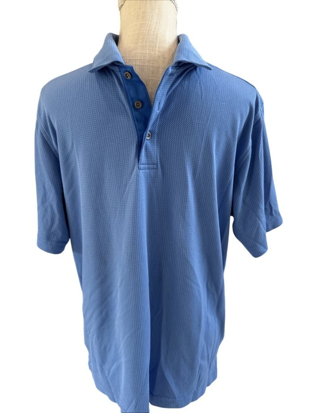Bollé Mens Blue Performance Polo Shirt M